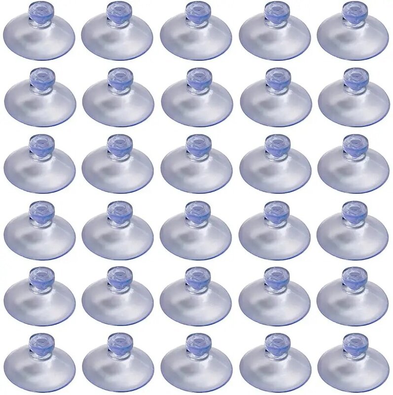 10pcs/50pcs Clear 20/24/30/35/40/45/50/55mm Sucker Suction Cups Transparent plasitc Mushroom Head Suckers Cup