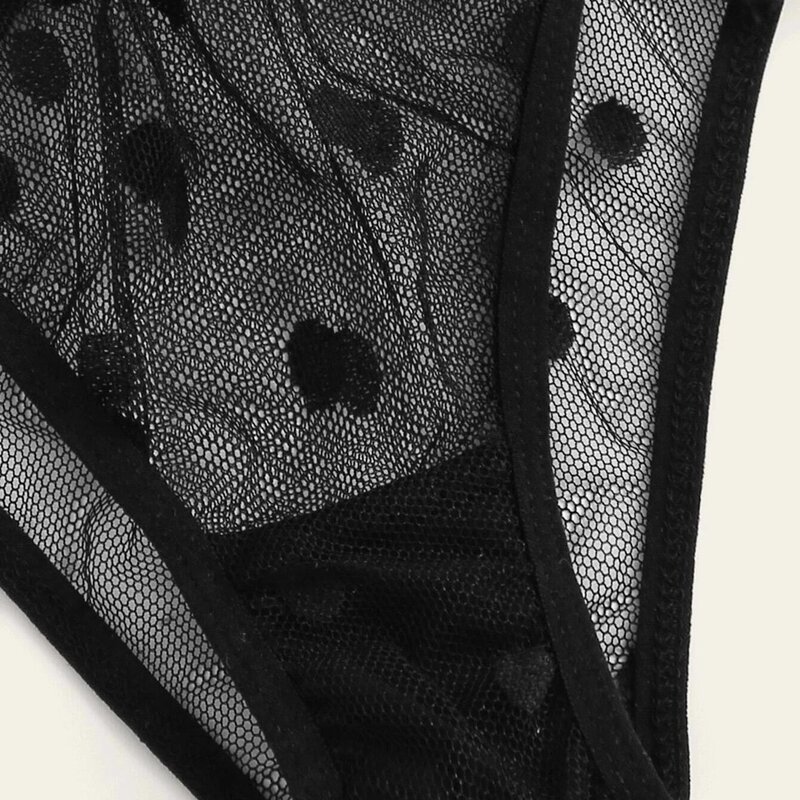 Erotic Lingerie Sexy Women Underwear Set Porno Plus Size Lace Transparent Bra+Thong+Garter Sensual Lingerie Woman porn Sleepwear