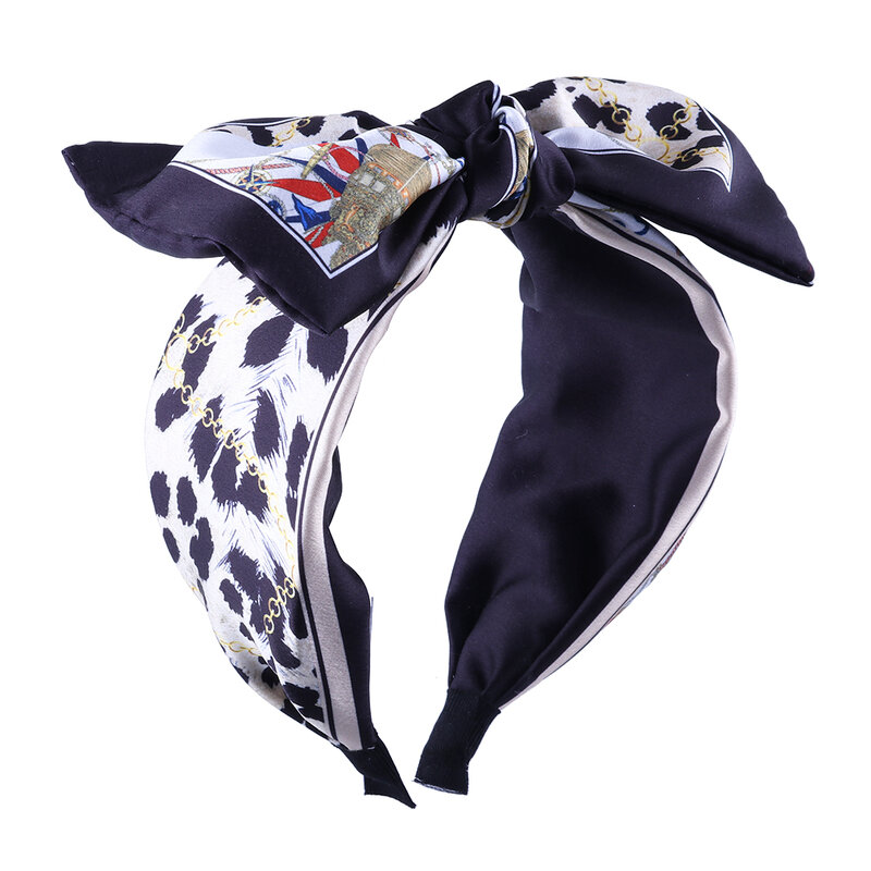 2021 modo luipaard vrouwen haarband hoge elastische haarband raça knoop hoofdband voor volwassen meisjes hoofddeksel