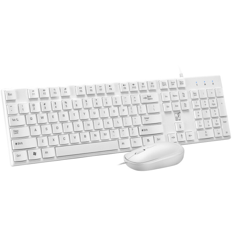 Wired Keyboard and Mouse Set Office Keyboard Gaming Keyboard Home Keyboard Ergonomic Keyboard for laptop PC