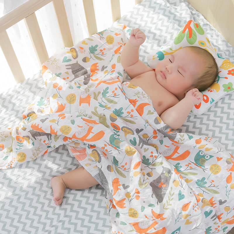 Cuscino per allattamento per neonati supporto per il sonno neonato cuscino concavo per cartoni animati cuscino modellante stampato prevenire la testa piatta