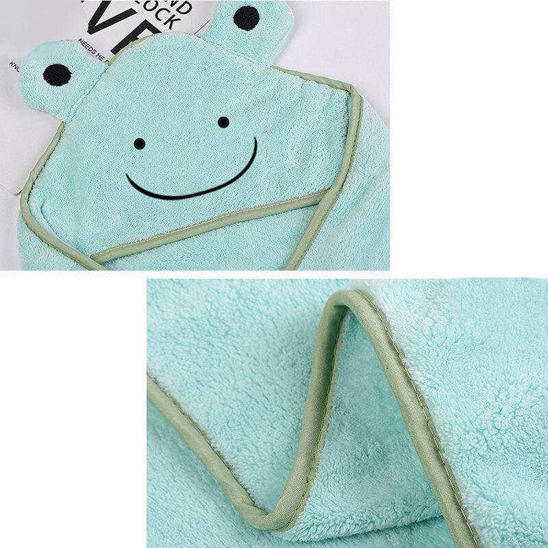 AY TescoBaby ręcznik kąpielowy ręcznik dla niemowląt noworodek z kapturem kreskówka koral polar ręczniki dla niemowląt koc noworodek szlafrok dziecięcy