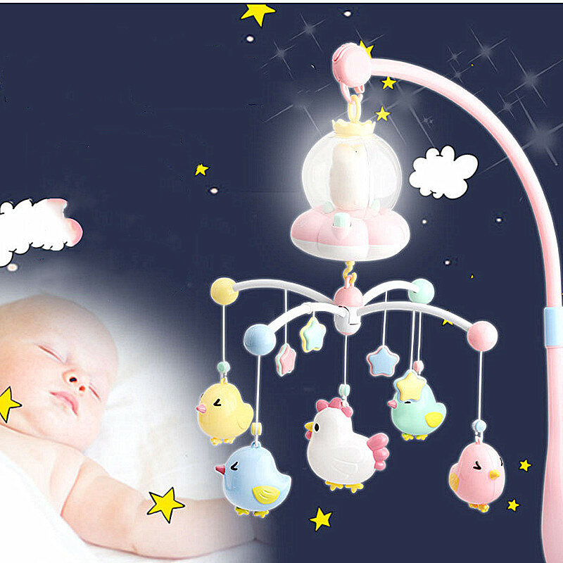 Campana de cama de bebé proyectable campana juguete de 0 a 12 meses 