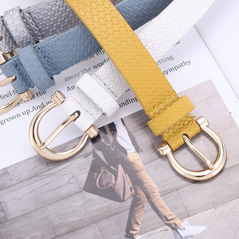 Pasy skórzane dla kobiet luksusowy pasek do jeansów Metal Cinturon Mujer gorset modelujący talię pasek Ceinture Femme pas Riem