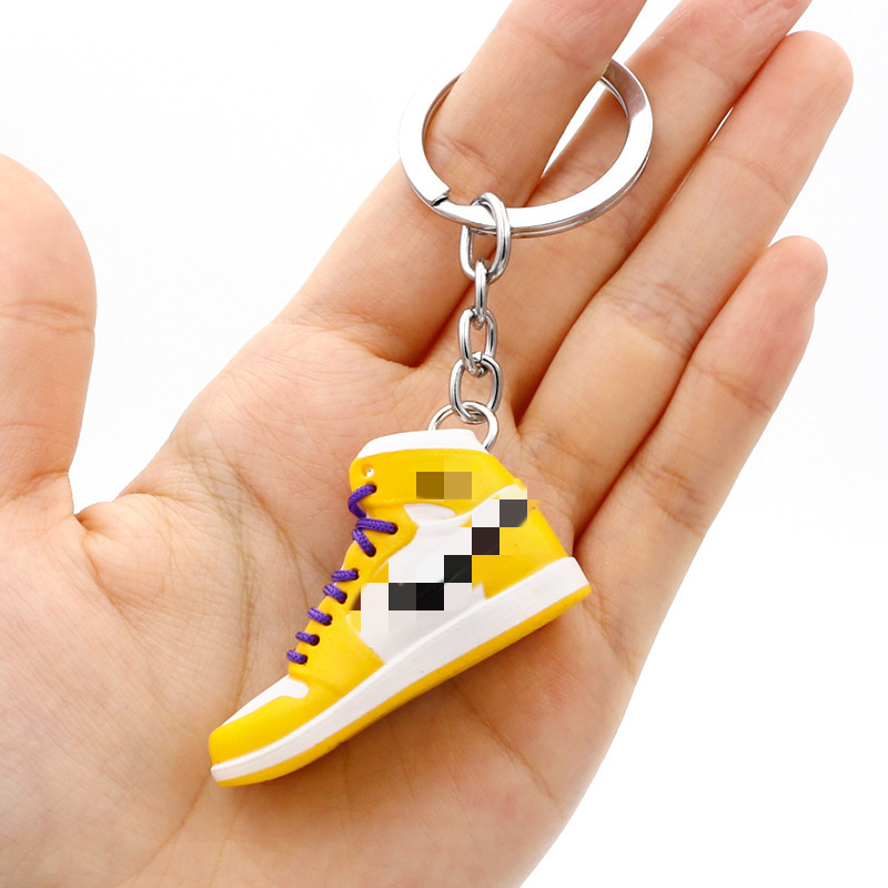 Merek Mini AIR Nikee Sneakers Gantungan Kunci Model 3D Sepatu Gantungan Kunci untuk Anak Laki-laki Pria Ransel Liontin Aksesori Mobil Diskon Besar Hadiah Perhiasan