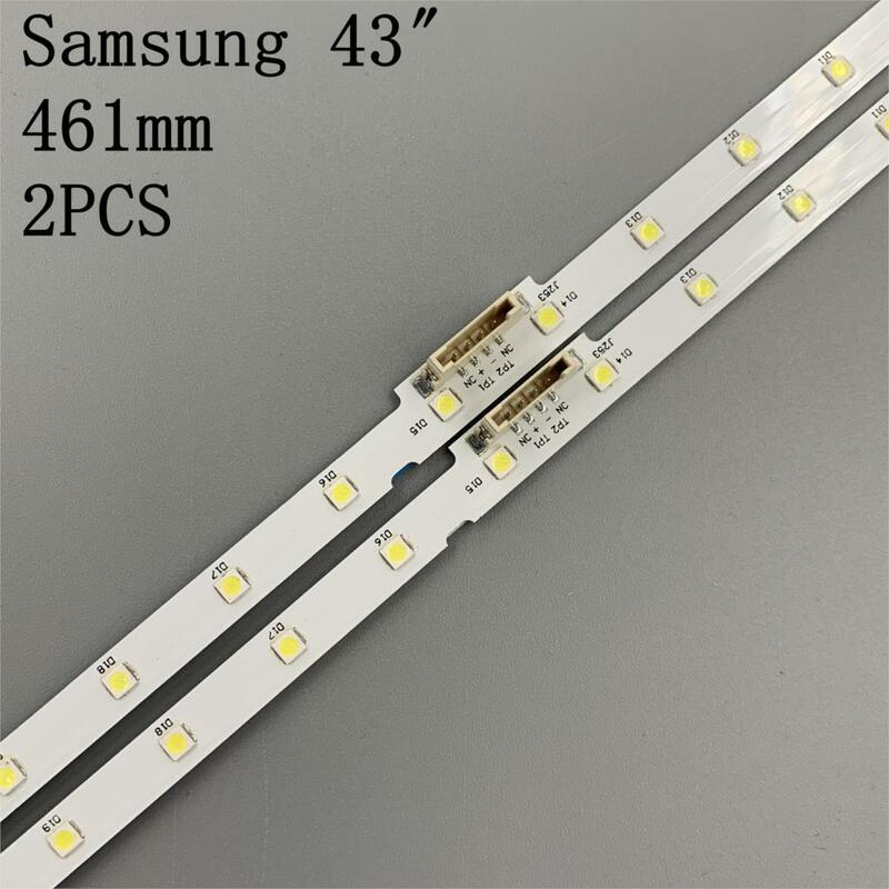 Новые 4 шт. 28LED светодиодная подсветка полосы для Samsung UE43NU7100U AOT_43_NU7100F UE43NU7120U UE43NU7170U BN96-45954A UE43NU7100