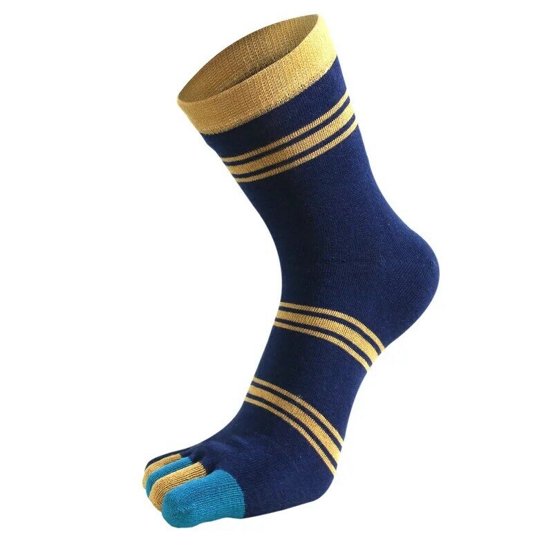 5 pairs/Lot Casual Mens Socks Chromatic Stripe Of Socks Man With The Final Design Clothing Fashion Designer Style Cotton