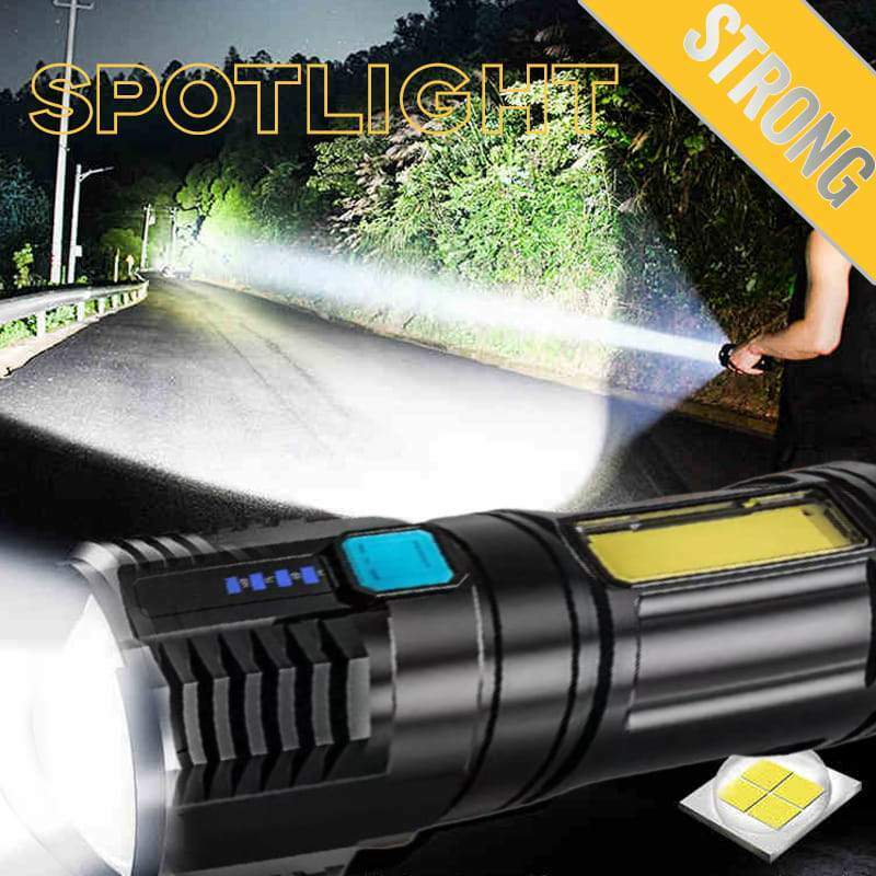 LED Flashlight Super Bright Waterproof Handheld Flashlight Camping Accessories for Camping Outdoor _WK