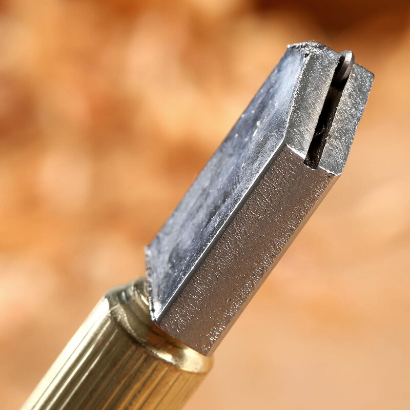 Ferramenta de corte de vidro para vidro, cortador de diamante com lâmina de aço anti-deslizamento para lidar com vidro frasco de óleo