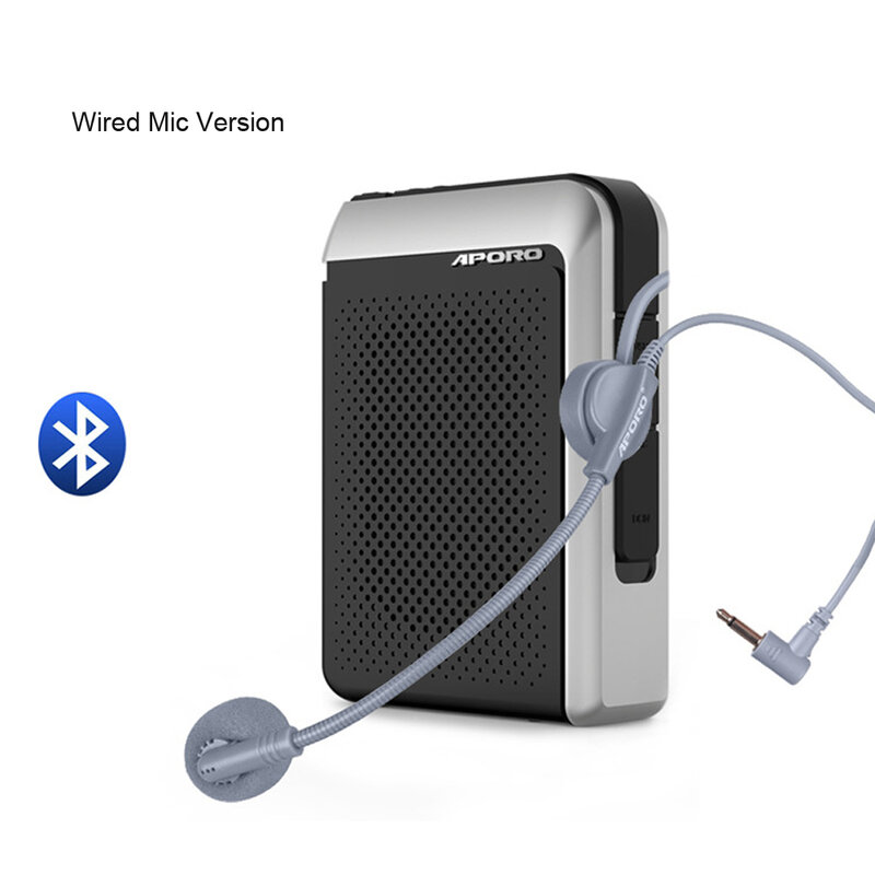 30 Вт Bluetooth 5,0 голосовой усилитель проводной/2,4G беспроводной портативный для обучения школы колледжа туризма гида мегафон микрофон динамик