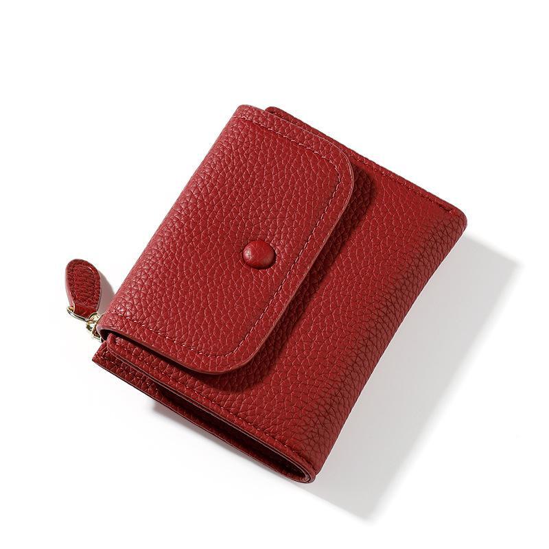 女性用の小さな合成皮革ウォレット,女の子用の小さな財布,黄色のポケット,財布