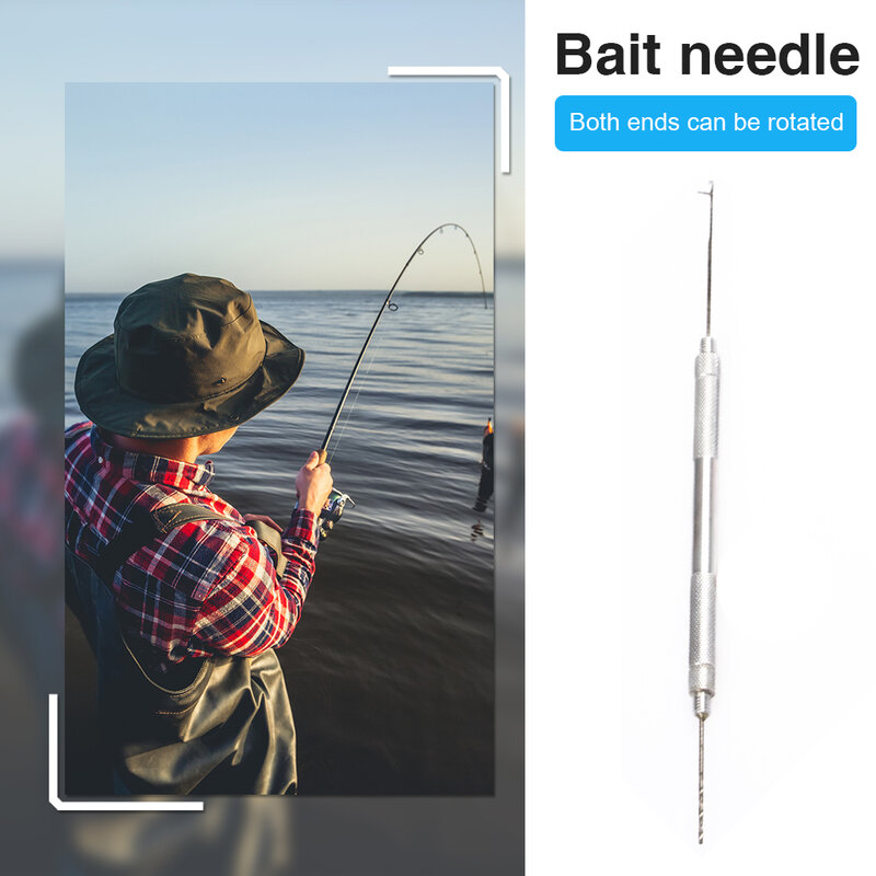 Fishing Needle Rigging Bait Needle Boilies Drill Stringer Pellet Splicing Puller Loading Accessories Kit Fish Tools Set
