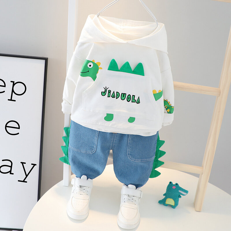 Baby suit spring and autumn sweater children's sports two-piece spring boy autumn clothes 1-2-3-4 years old 5 baby clothes