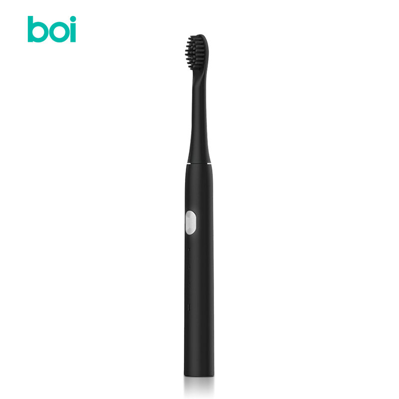 [Boi] 3 طرق الذاكرة الذكية سريع USB قابلة للشحن سليم الجسم المحمولة فرشاة أسنان كهربائية بالموجات الصوتية مع استبدال 8 رؤساء فرشاة