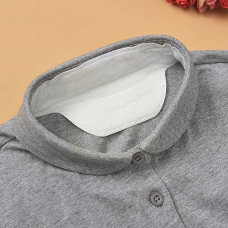 10 pçs absorvente descartável suor guarda colar almofadas roupas vestido branco anti almofada desodorantes t-shirts adesivos transpiração s z1n5