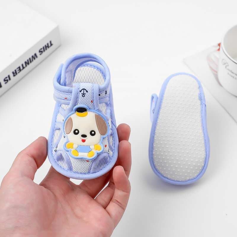 14 Sandal Bayi Musim Panas Baru Sepatu Bayi Bulan Sepatu Balita Antiselip Sepatu Bayi 0-1 Sepatu Katun Nyaman Bagian Bawah Lembut