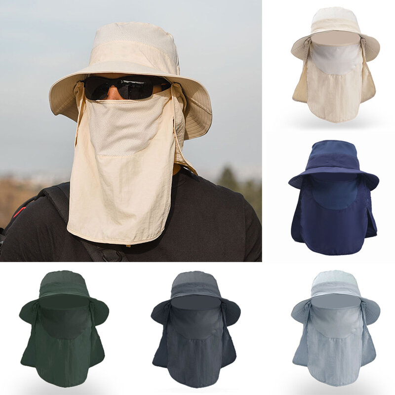 Ветрозащитная Солнцезащитная шляпа для активного отдыха, Аксессуары для рыбалки, велоспорта, походов