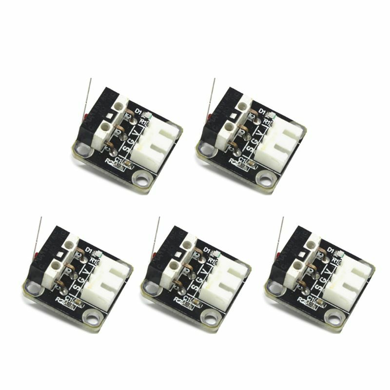 5 pces acessórios da impressora 3d x/y/z linha central interruptor de limite de parada 3pin n/o n/c controle fácil de usar micro interruptor para CR-10 séries