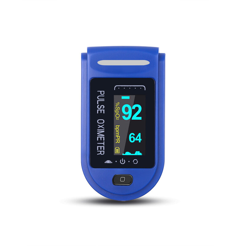Цифровой Пульсоксиметр на кончик пальца, медицинский бытовой прибор для измерения насыщенности крови кислородом, SPO2 PR с OLED-экраном, забота ...