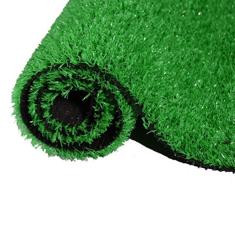 1/2メートル草マットグリーン人工芝生芝カーペット偽芝庭苔風景家庭用床水族館結婚式の装飾新