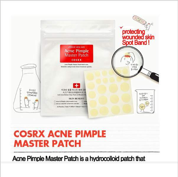 Cosrx acne espinha mestre remendo 4x24 remendos remover eficazmente espinhas acne tratamento máscara cuidados com a pele ferramenta coreia cosméticos