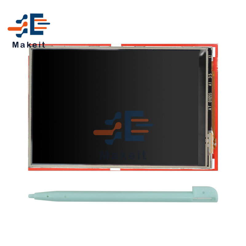 3.5 인치 480x320 TFT 터치 패널 LCD 디스플레이 화면 모듈, ILI9486 드라이버 메가 보드, 플러그 앤 플레이, 아두이노용 스타일러스 포함