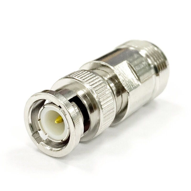 1Pc N Vrouwelijke Jack Naar Bnc Male Plug Rf Coax Adapter Converter Connector Recht Vernikkeld Nieuwe Groothandel