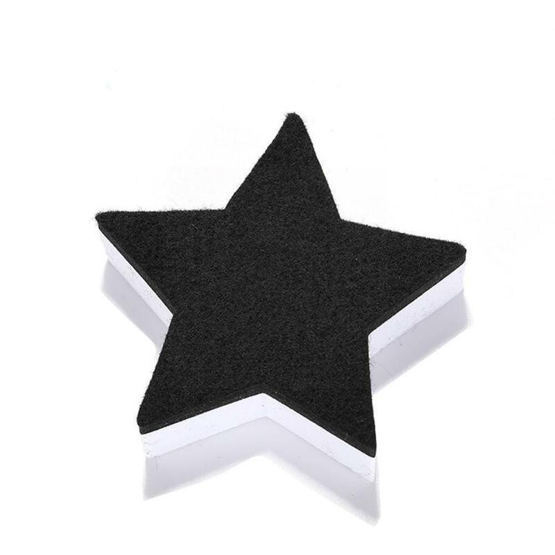 1 pçs estrela de cinco pontas de borracha de quadro branco magnético suprimentos secos acessórios de limpeza de escritório marcador escola limpador blackboard f2p3