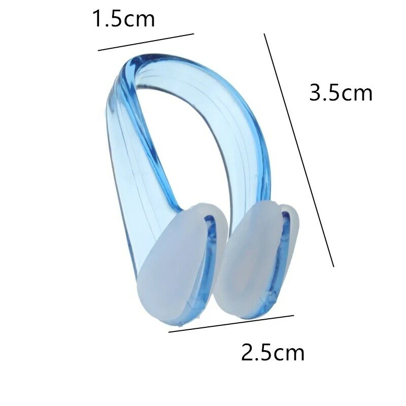 3 Colors Nose Clip Unisex Soft Silicone Swimming Reusable Comfortable Diving Nose Clips Water Sports Pool Accessories