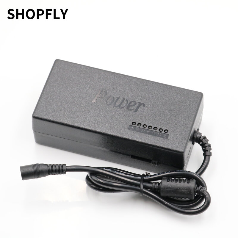 Universal Laptop Adapter 96W LED Charger Adjustable Power Supply Set 8 Detachable Plugs For Notebooks Dell HP Toshiba Acer Asus