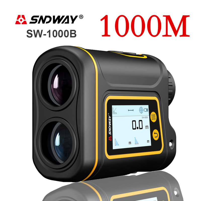 SNDWAY กล้องโทรทรรศน์เลเซอร์ Range Finder Rangefinder 600M-1500M ดิจิตอล