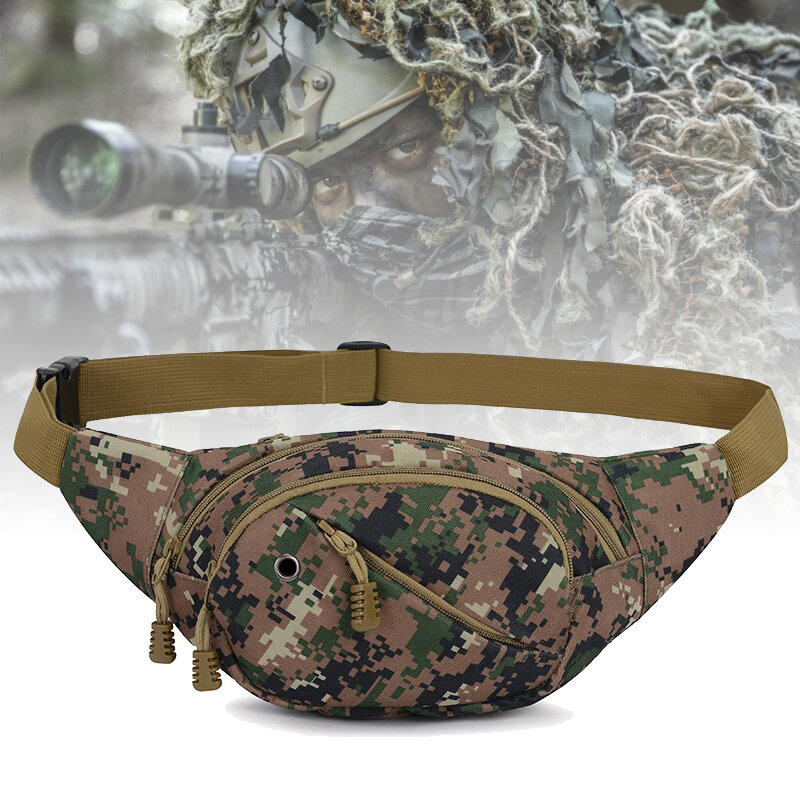Mannen Camouflage Taille Packs Funny-Pack Nier Riem-Tas Hardlopen Fietsen Sport Unisex Bum Bag Pouch Sac Outdoor tassen