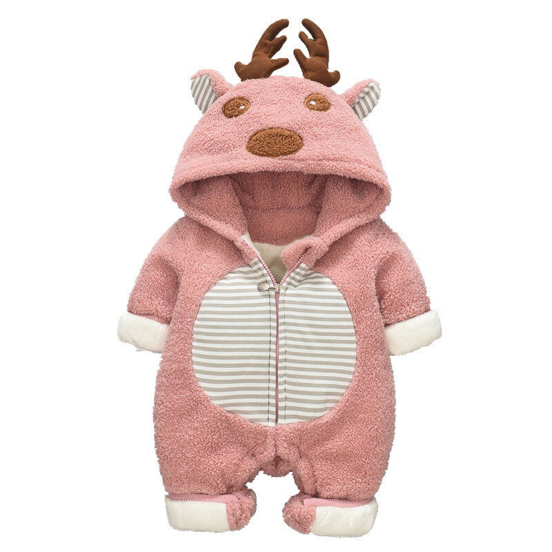 2020 Winter Baby Strampler für Neugeborenen Dicke Warme Baby Girs Jungen Overall Overalls Cartoon Baumwolle Schneeanzug Infant Kleidung