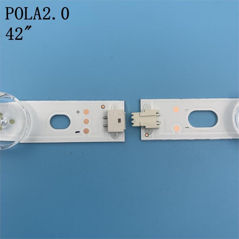 LED Strip 9LED untuk LIG INNOTEK POLA2.0 Pola 2.0 42 ''A/B Tipe Rev0.1 42LN575S 42LN5300 42LN5406 42LN5750 T420HVN05.2 T420HVN05.