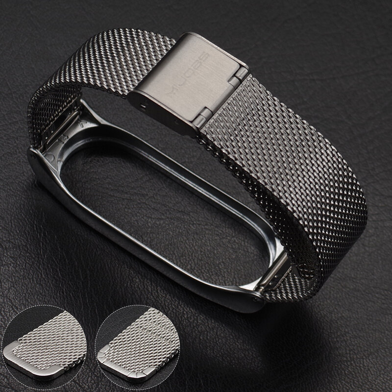 Strap for Mi Band 4 5 Wristband Bracelet for Mi Band 5 Miband 3 Metal Straps for Xiaomi Correas NFC Opaska Pulseira for Xiomi