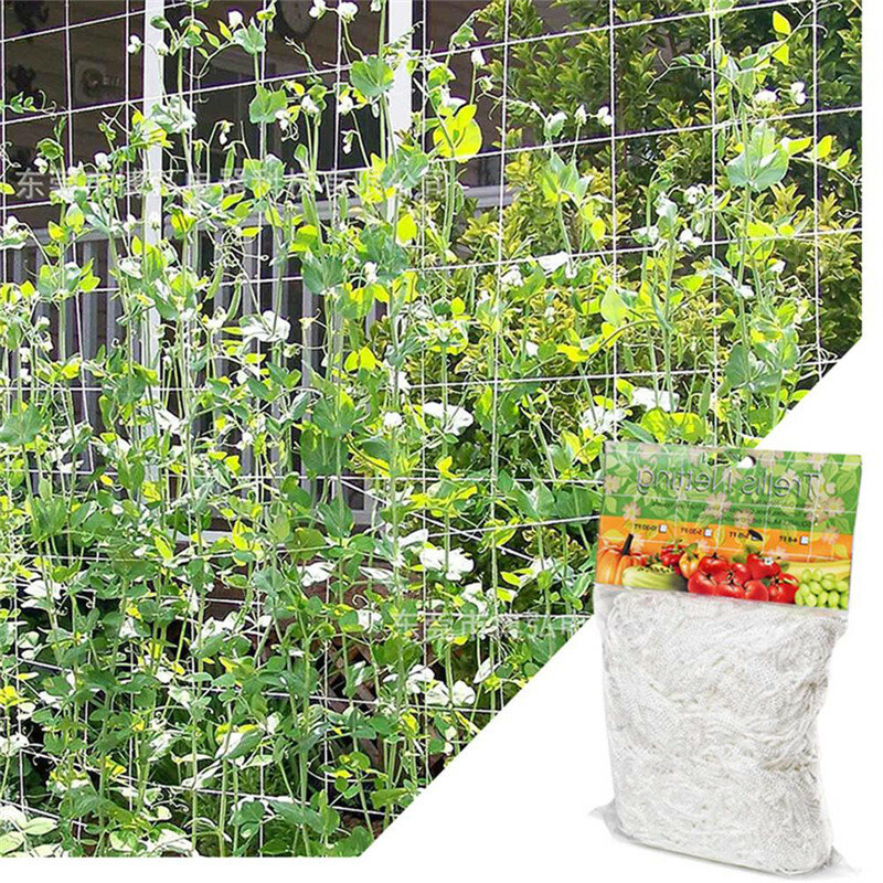 Rete a traliccio per piante supporto per piante in poliestere resistente vite arrampicata idroponica accessori per reti da giardino multiuso