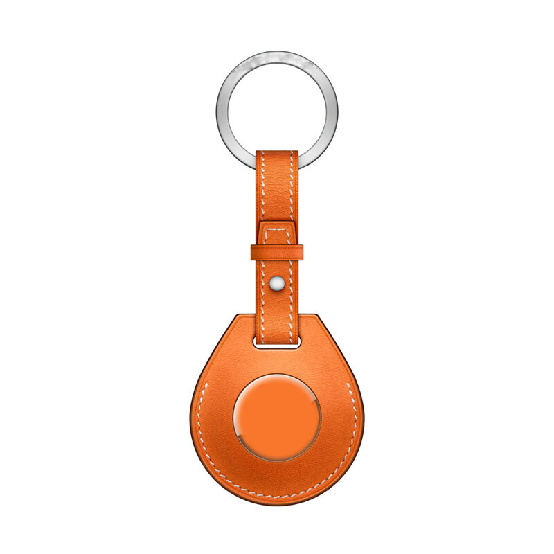 Porte-clés de protection en cuir pour Apple Airtag, étui Anti-perte pour airtag, dispositif de localisation de traqueur