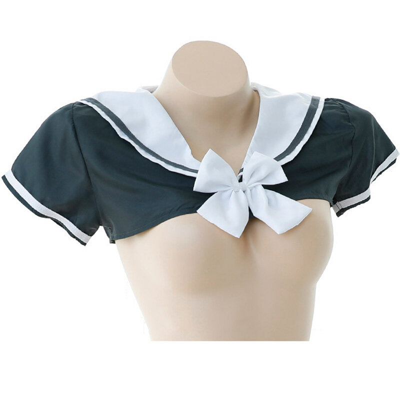 Uniforme de marin japonais Kawaii, uniforme JK Anime Cosplay, Lingerie Sexy pour femmes, soutien-gorge et culotte, ensemble Bikini, Costume de Cosplay érotique
