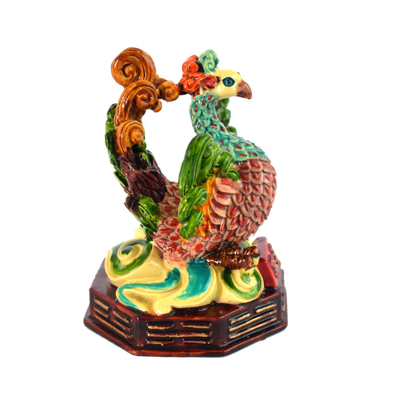 Coleção de resina chinesa artesanal rosegileiro estátuas sku: j2196