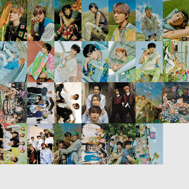 55 قطعة/المجموعة/المجموعة Kpop NCT حلم جديد ألبوم مرحبا المستقبل بطاقة بريدية كارو لومين مارك Chenle بطاقة لجمع المشجعين