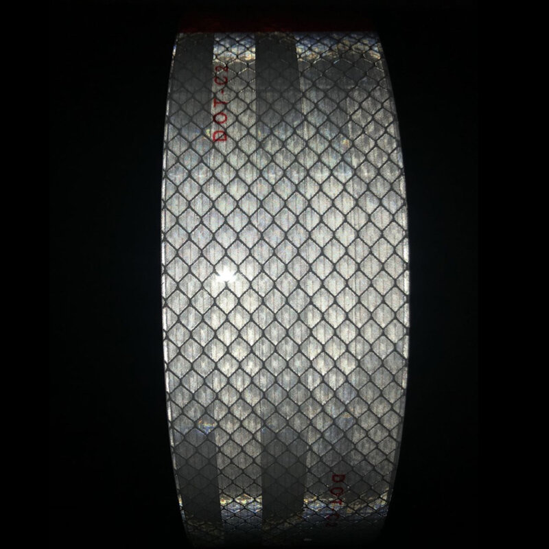 Cinta reflectante de alta visibilidad, rollo de cinta de grado de diamante para camión, 5cm x 3m
