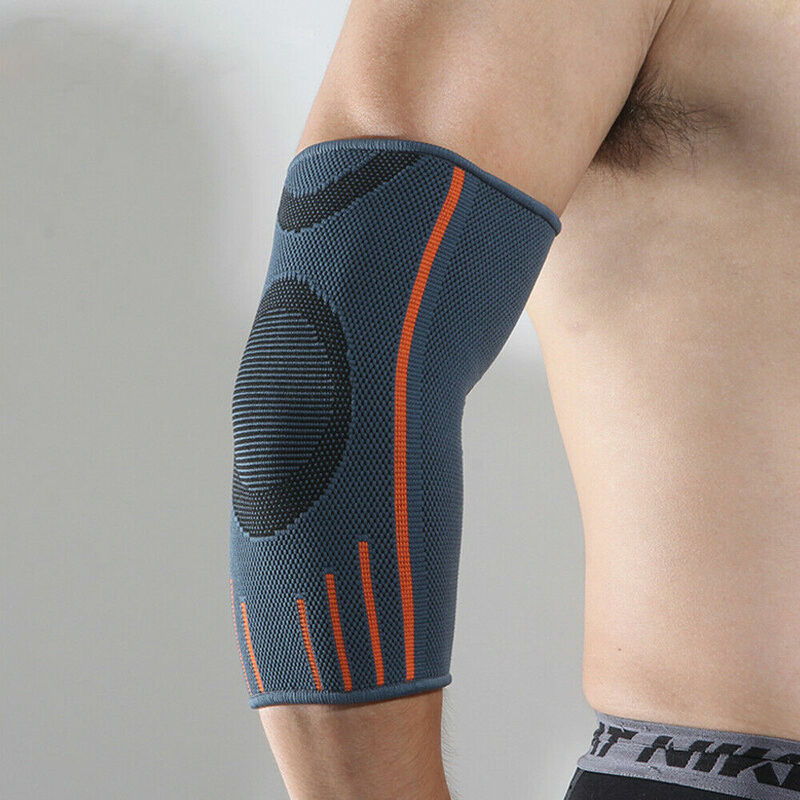 Protetor elástico da almofada do joelho do cotovelo da atadura da artrite da cinta do apoio do cotovelo do estiramento