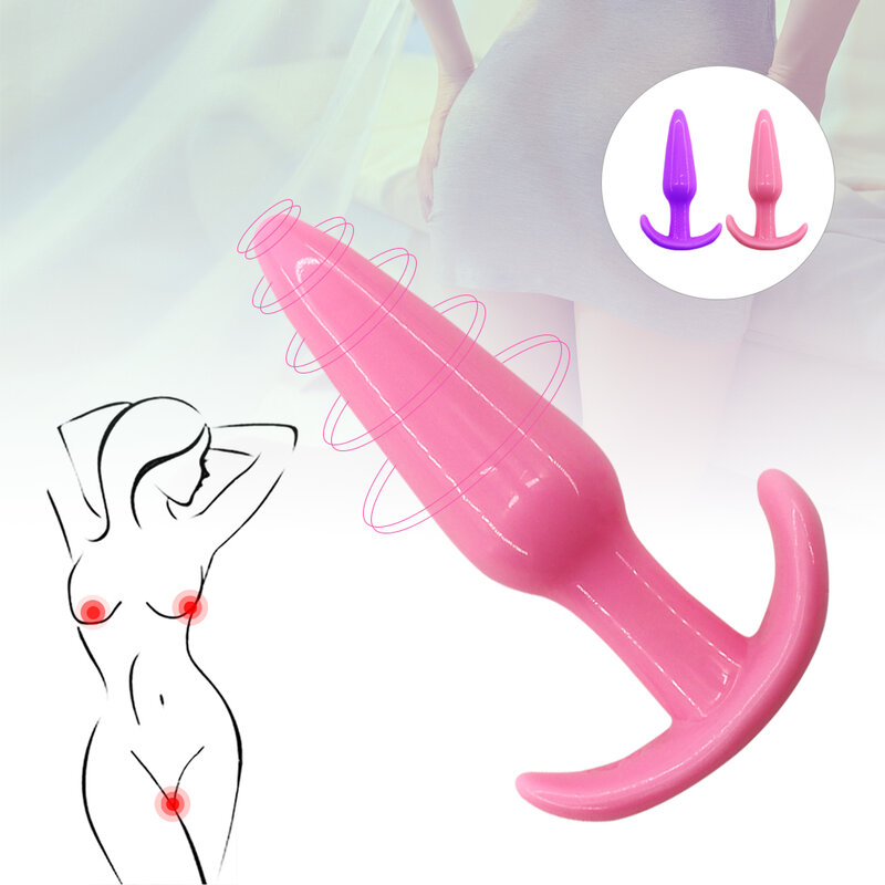 EXVOID-consolador Anal de silicona para hombres y mujeres, tapón Anal de gelatina, masajeador de próstata, Juguetes sexuales, productos para adultos Gay