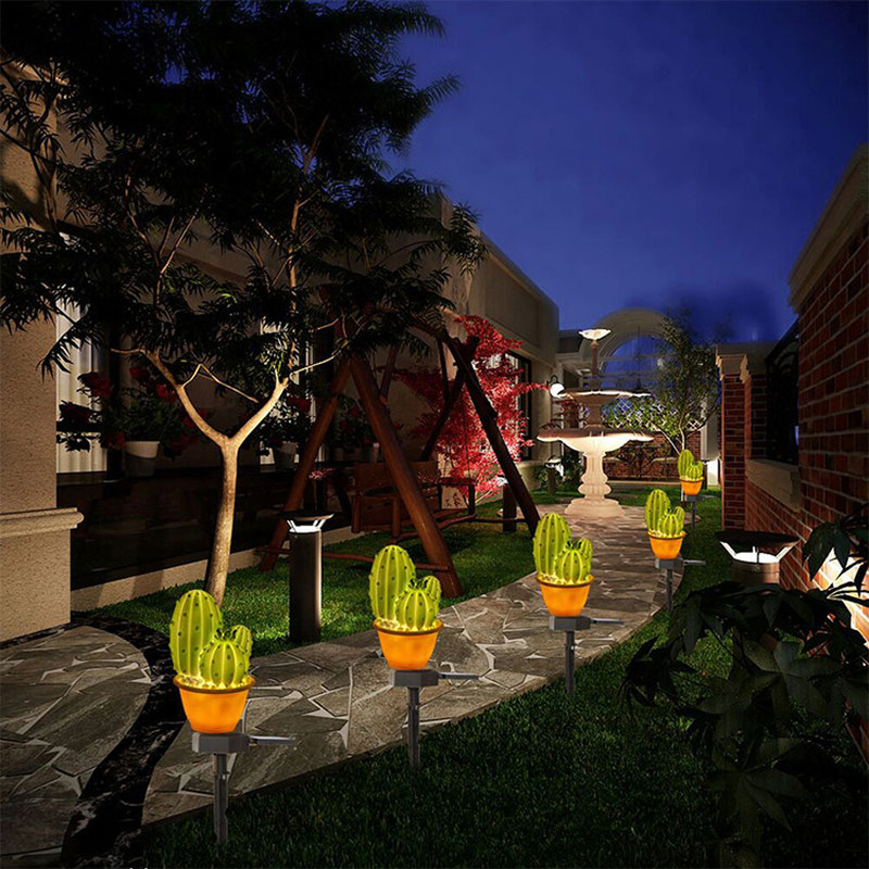 Solar Led Light Outdoor Led Ananas Cactus Gazon Licht Kerstverlichting Tuin Solar Light Waterdicht Tuin Decoratie Verlichting
