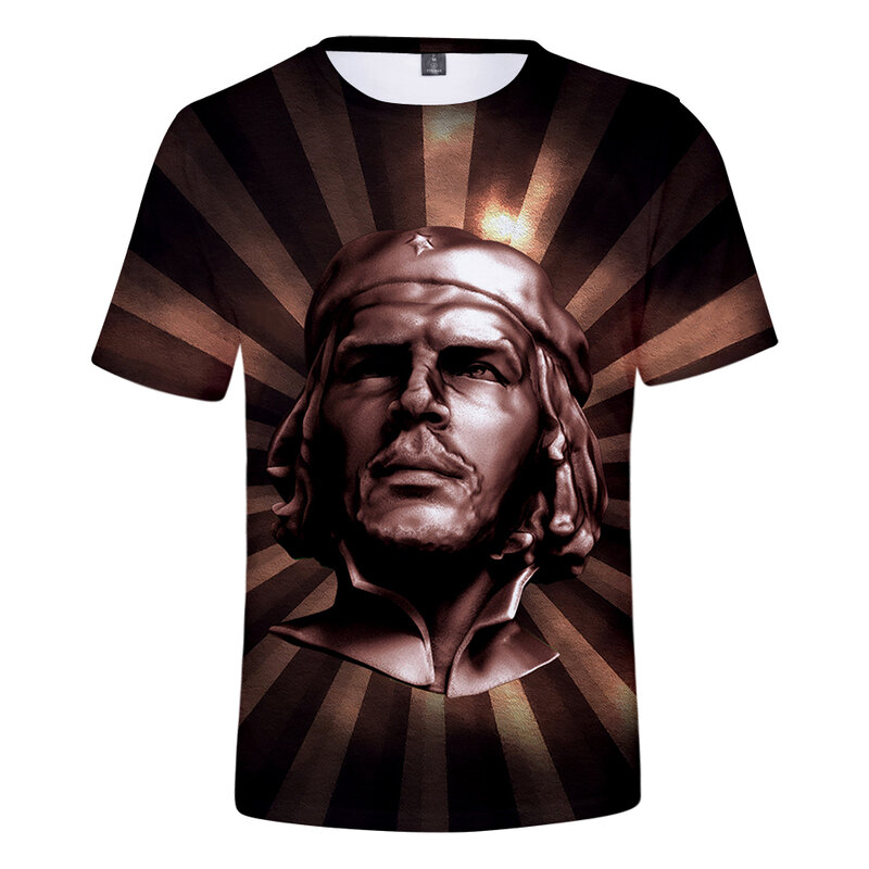 Che Guevara – T-shirt pour hommes et femmes, imprimé en 3D, décontracté, Style Harajuku, Hip Hop, tendance, Streetwear, Tops surdimensionnés
