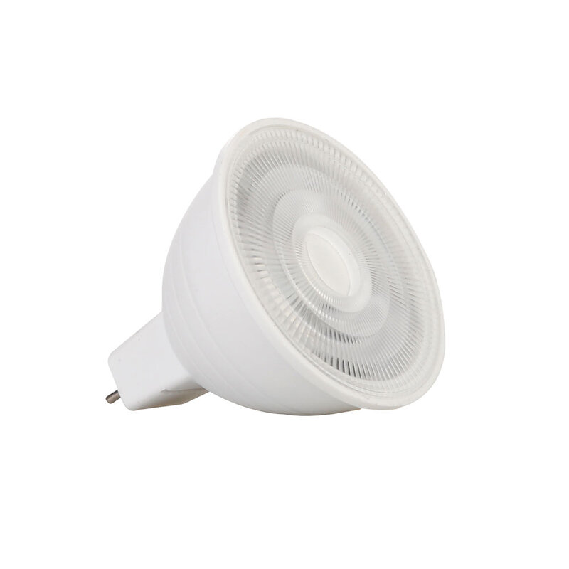 Bombilla LED regulable MR16 GU10 GU5.3, lámpara de 7W, CA 220V-240V, 24 grados