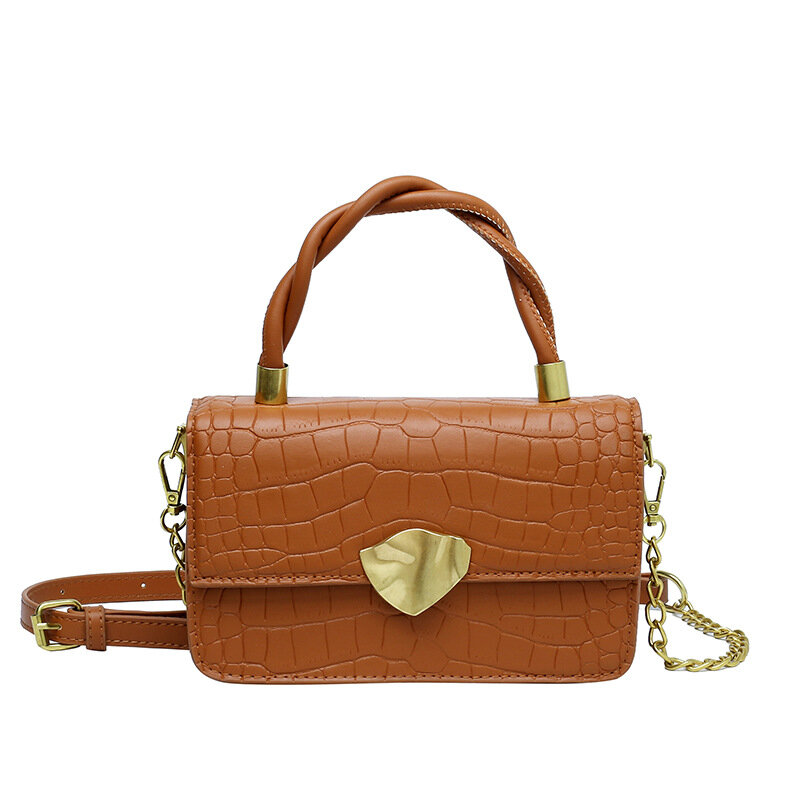 2021 брендовые сумки с ручками для женщин, модная сумка-мессенджер с уникальным дизайном, сумки на плечо с узором под крокодиловую кожу