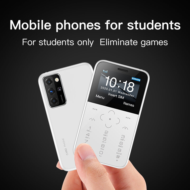 Маленькие Мини-Мобильные телефоны GSM с одной sim-картой, новый разблокированный дешевый сотовый телефон с кнопочной кнопкой, телефон с одной ...