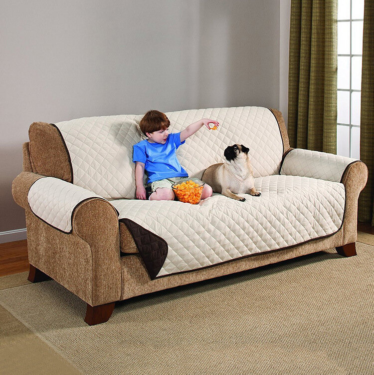 Pet sofá 3-piece anti-mordida cobertor pet sofá almofada