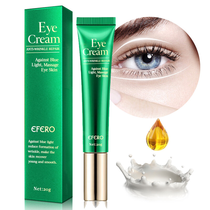 EFERO krem pod oczy peptyd Serum z kolagenem przeciwzmarszczkowy środek przeciwzmarszczkowy ciemne koła pielęgnacja oczu przeciw obrzękom i torebkom kremy do oczu